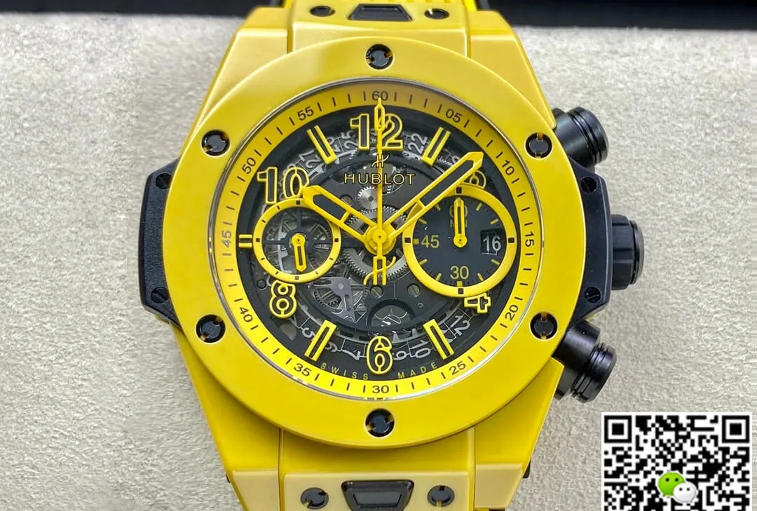 Hublot BIG BANG Unico 441.CY.471Y.RX ZF Factory 1:1 Best Edition Replica Watch Yellow Ceramic Case